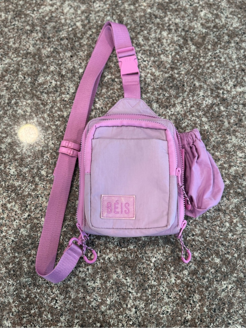 BEIS Lilac/Pink Crossbody Sling Bag